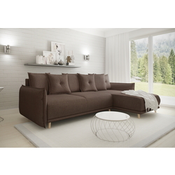 Canapea de colt Inspira Furniture Gaja SF Etna 25 (Brown)