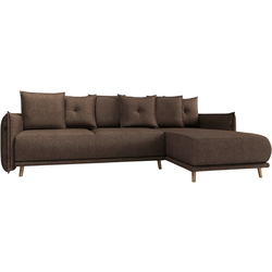 Canapea de colt Inspira Furniture Gaja SF Etna 25 (Brown) Thumb