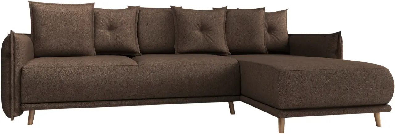 Canapea de colt Inspira Furniture Gaja SF Etna 25 (Brown)