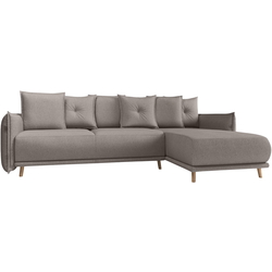 Canapea de colt Inspira Furniture Gaja SF Etna 91 (Grey Brown) Thumb