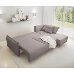 Canapea de colt Inspira Furniture Gaja SF Etna 91 (Grey Brown) Thumb