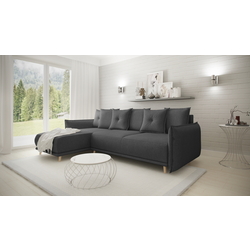 Диван угловой Inspira Furniture Gaja SF Etna 96 (Anthracite) Thumb
