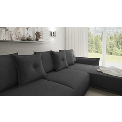 Диван угловой Inspira Furniture Gaja SF Etna 96 (Anthracite) Thumb