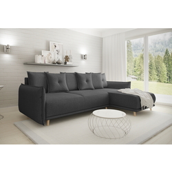 Canapea de colt Inspira Furniture Gaja SF Etna 96 (Anthracite)