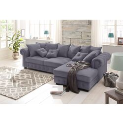 Canapea de colt Inspira Furniture Leicester 2 OTR Right Amore 32 (Anthracite)