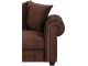 Canapea de colt Inspira Furniture Leicester 2 OTR Right Cosmic 70 (Brown)