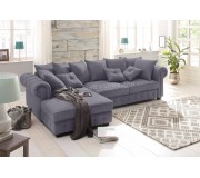 Canapea de colt Inspira Furniture Leicester OTL 2 Left Amore 32 (Anthracite)