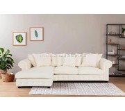 Canapea de colt Inspira Furniture Leicester OTL 2 Left Casablanca 2301 (Cream)