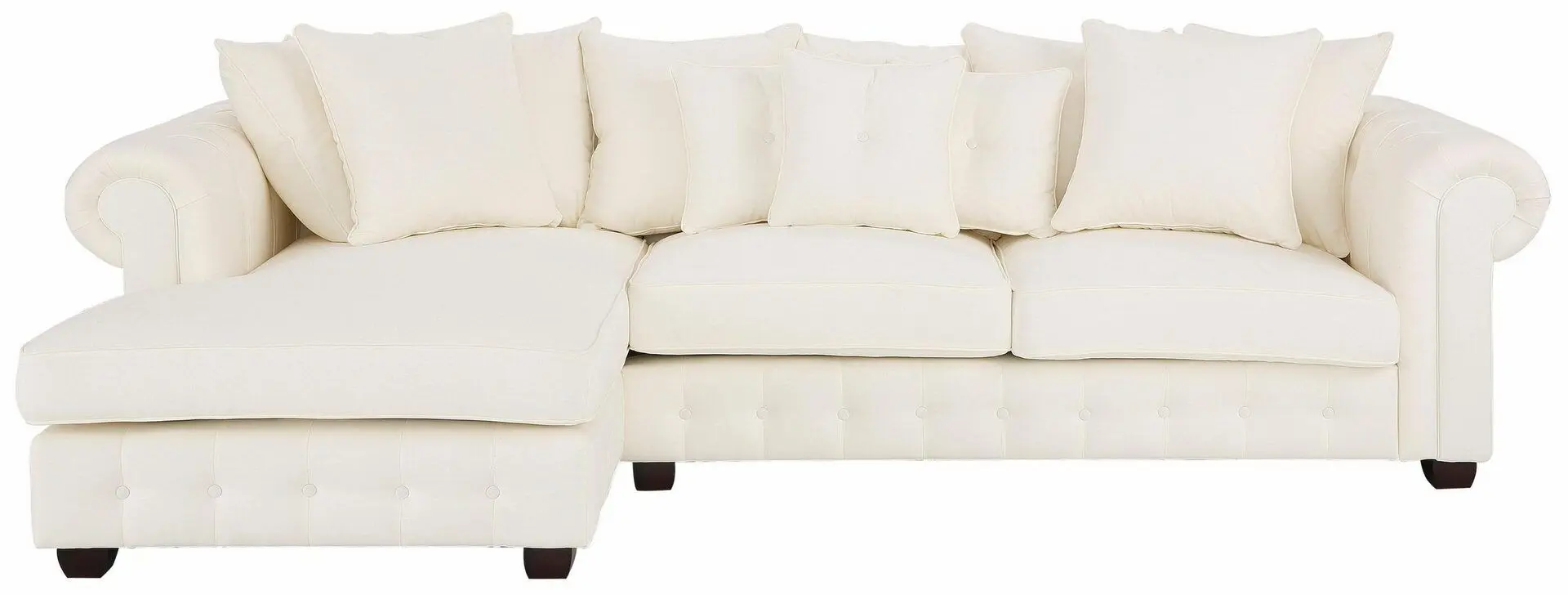 Canapea de colt Inspira Furniture Leicester OTL 2 Left Casablanca 2301 (Cream)