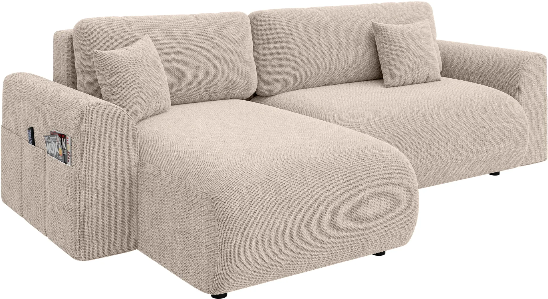 Диван угловой Inspira Furniture Lorine SF Flow 02 (Beige)