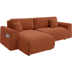 Canapea de colt Inspira Furniture Lorine SF Flow 09 (Terracota) Thumb