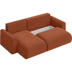 Canapea de colt Inspira Furniture Lorine SF Flow 09 (Terracota) Thumb