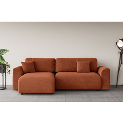 Canapea de colt Inspira Furniture Lorine SF Flow 09 (Terracota) Thumb