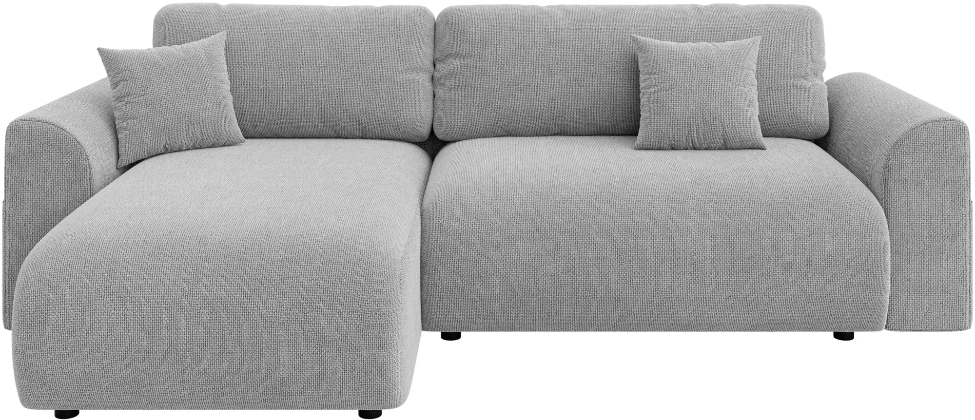 Диван угловой Inspira Furniture Lorine SF Flow 16 (Grey)