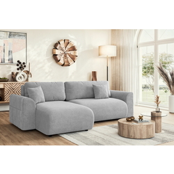 Диван угловой Inspira Furniture Lorine SF Flow 16 (Grey)