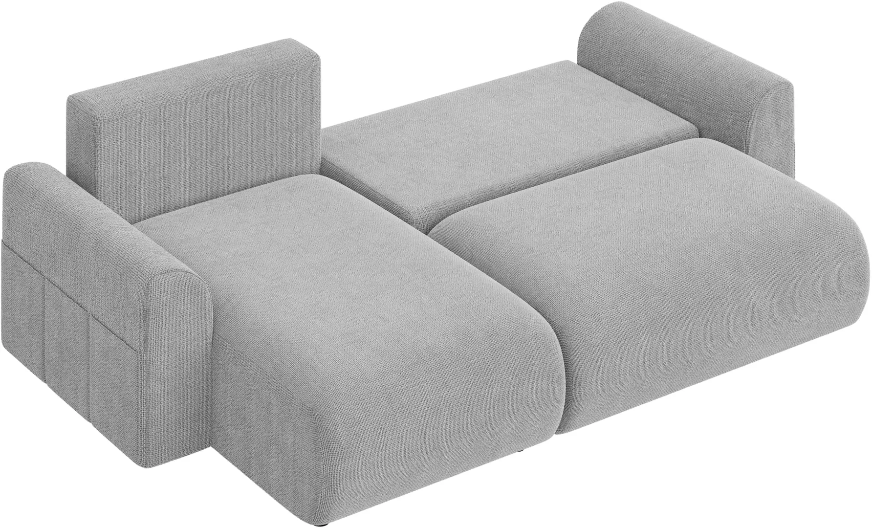 Диван угловой Inspira Furniture Lorine SF Flow 16 (Grey)