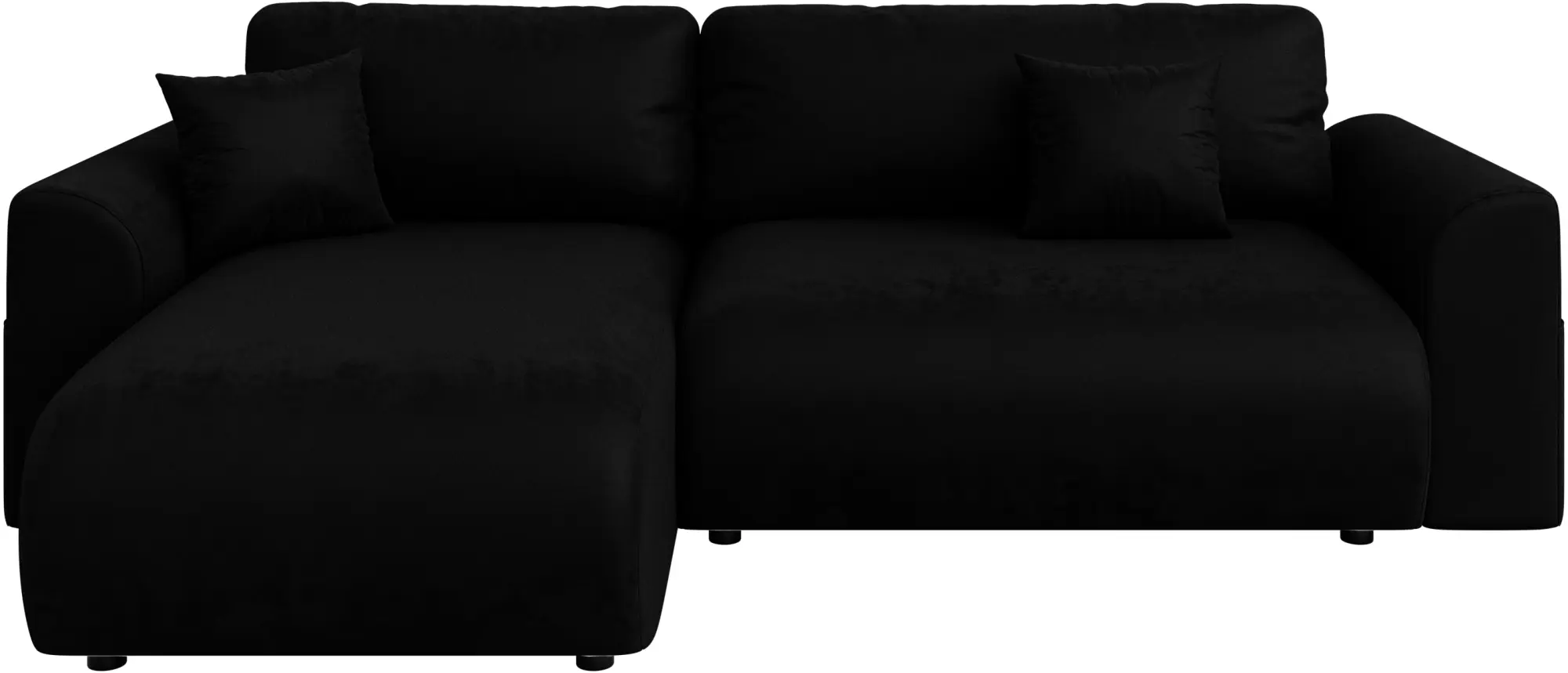 Диван угловой Inspira Furniture Lorine SF Riviera 100 (Black)