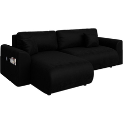 Диван угловой Inspira Furniture Lorine SF Riviera 100 (Black) Thumb