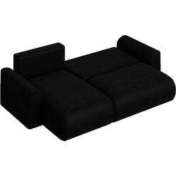 Диван угловой Inspira Furniture Lorine SF Riviera 100 (Black) Thumb