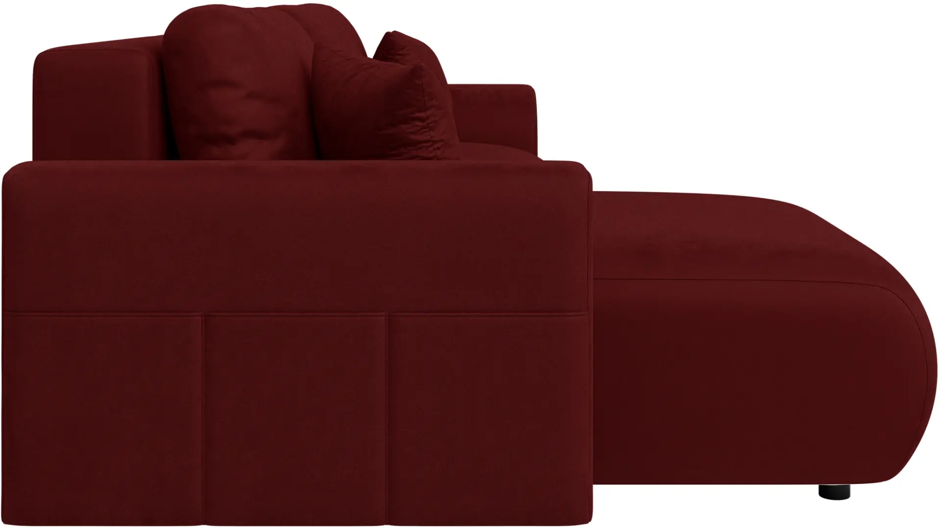 Диван угловой Inspira Furniture Lorine SF Riviera 59 (Burgundy)