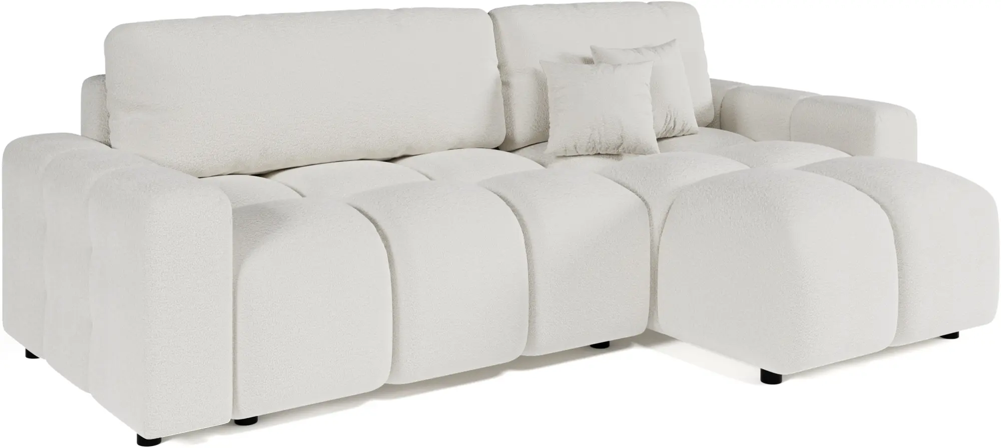 Диван угловой Inspira Furniture Luki SF Coral 70 (White)