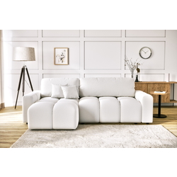 Canapea de colt Inspira Furniture Luki SF Coral 70 (White)