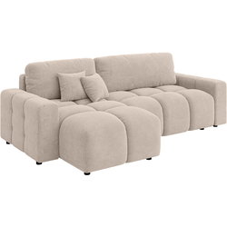 Canapea de colt Inspira Furniture Luki SF Flow 02 (Beige) Thumb