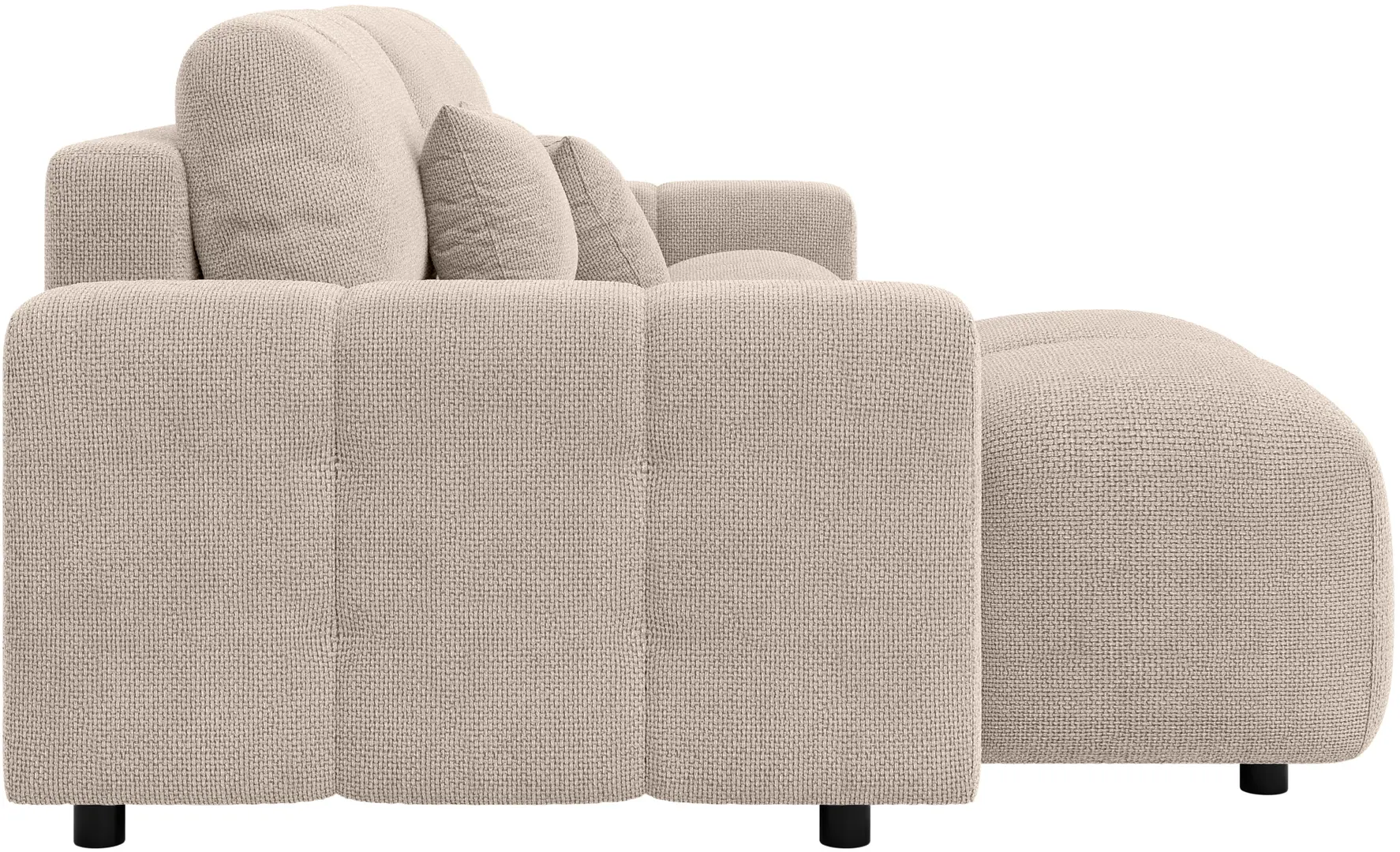 Canapea de colt Inspira Furniture Luki SF Flow 02 (Beige)