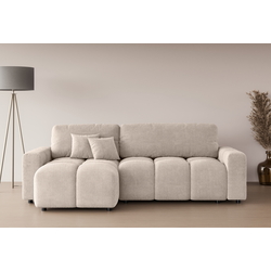 Canapea de colt Inspira Furniture Luki SF Flow 02 (Beige) Thumb