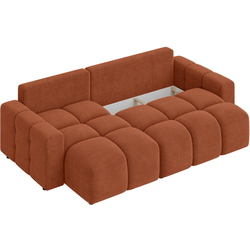 Canapea de colt Inspira Furniture Luki SF Flow 09 (Terracota) Thumb