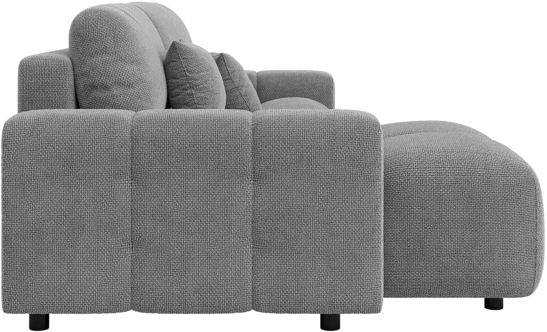Canapea de colt Inspira Furniture Luki SF Flow 17 (Grey)