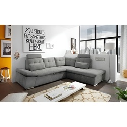 Canapea de colt Inspira Furniture Merkur SF 2+C+1+HO Right Aragon 93 (Grey)