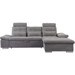 Диван угловой Inspira Furniture Merkur SF 2+OT Right Aragon 93 (Grey) Thumb