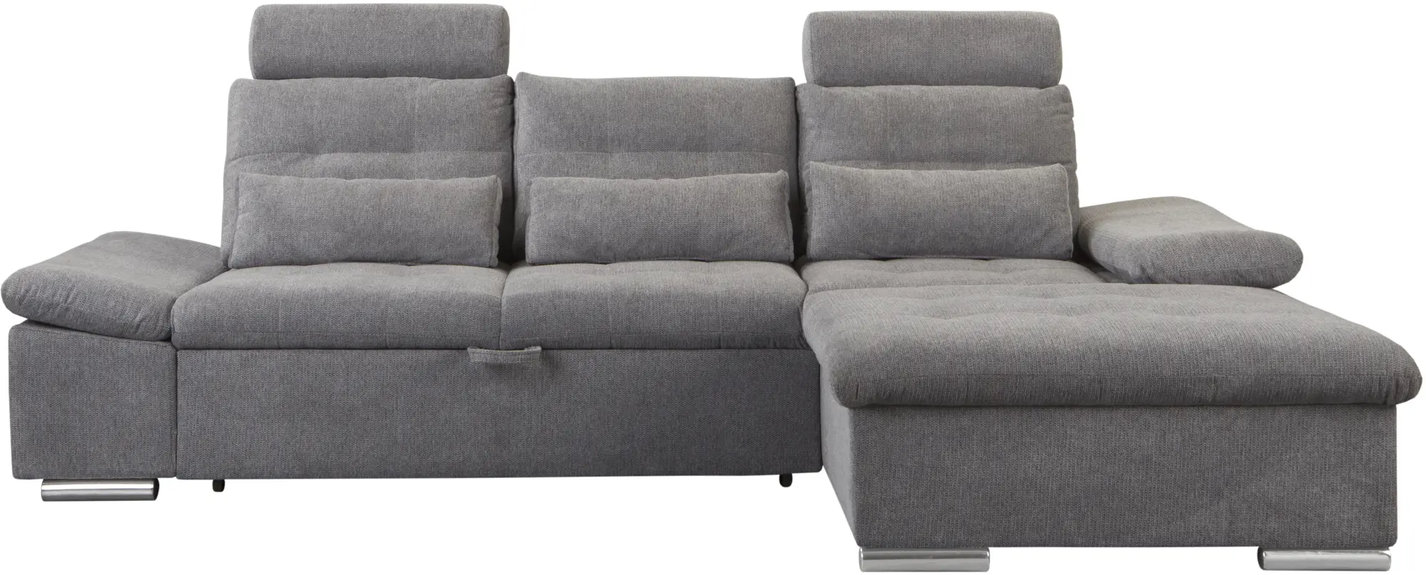 Диван угловой Inspira Furniture Merkur SF 2+OT Right Aragon 93 (Grey)