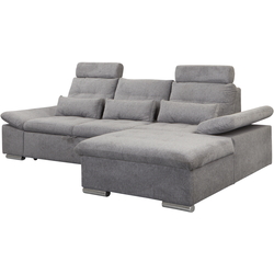 Диван угловой Inspira Furniture Merkur SF 2+OT Right Aragon 93 (Grey) Thumb