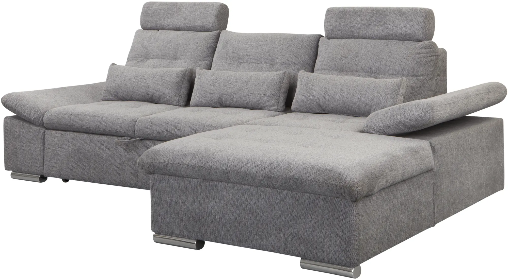 Диван угловой Inspira Furniture Merkur SF 2+OT Right Aragon 93 (Grey)