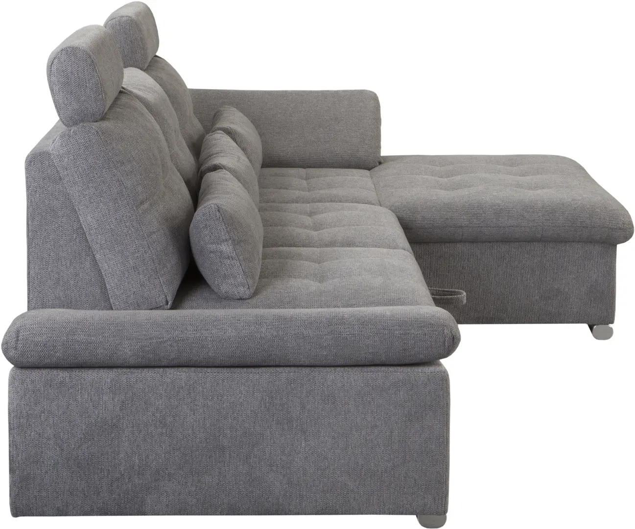 Диван угловой Inspira Furniture Merkur SF 2+OT Right Aragon 93 (Grey)