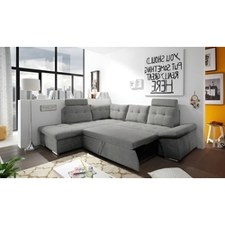 Canapea de colt Inspira Furniture Merkur SF HO+1+C+2 Left Aragon 93 (Grey) Thumb