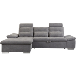 Диван угловой Inspira Furniture Merkur SF OT+2 Left Aragon 93 (Grey) Thumb