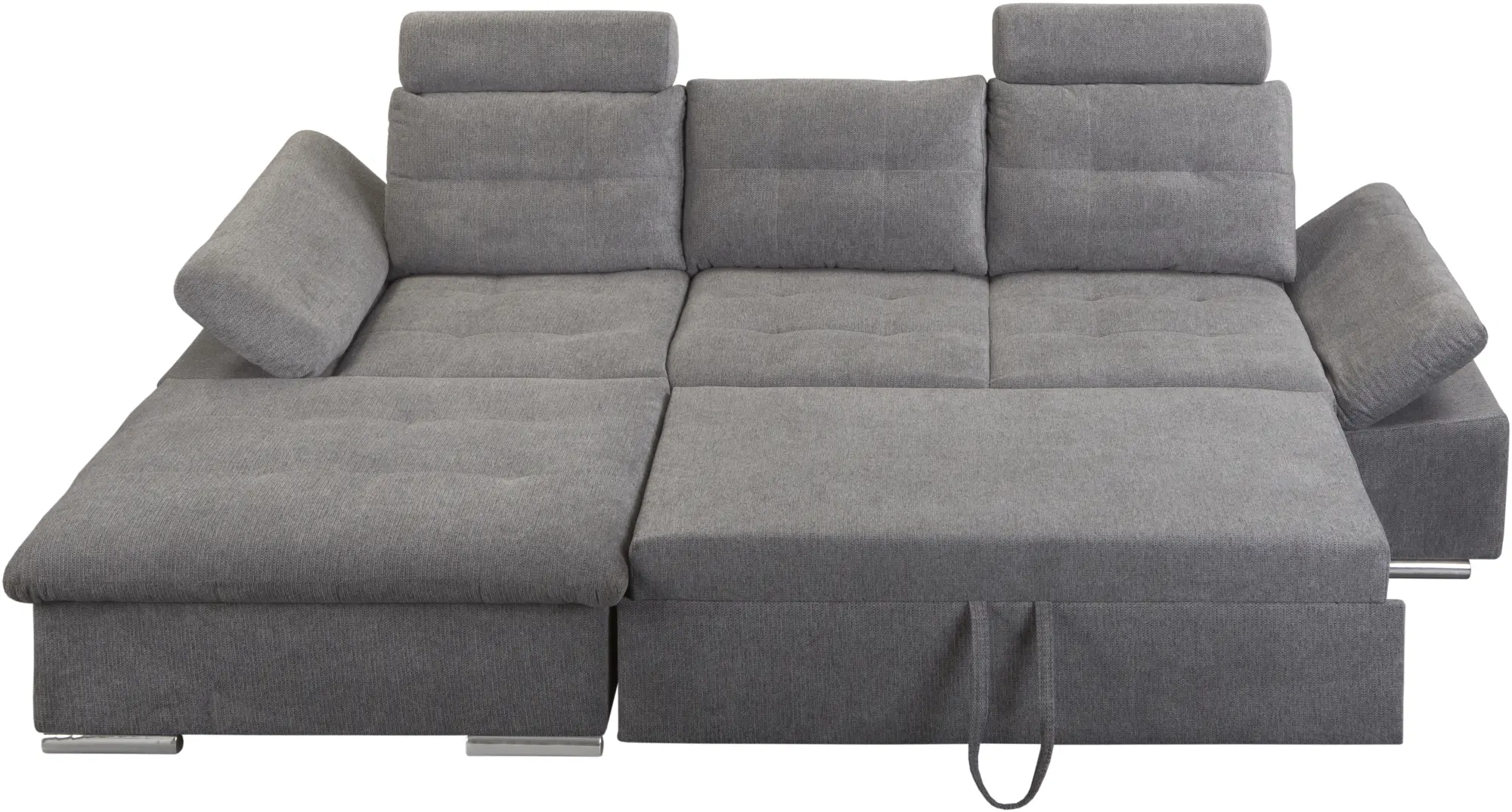 Диван угловой Inspira Furniture Merkur SF OT+2 Left Aragon 93 (Grey)