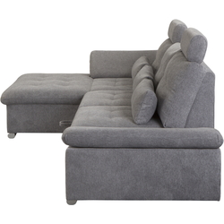 Диван угловой Inspira Furniture Merkur SF OT+2 Left Aragon 93 (Grey) Thumb