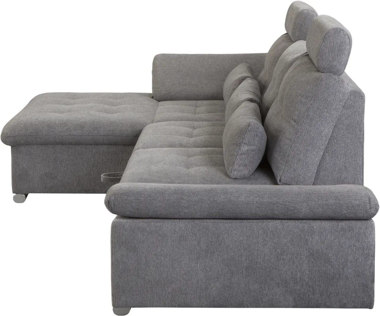 Диван угловой Inspira Furniture Merkur SF OT+2 Left Aragon 93 (Grey)
