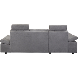 Диван угловой Inspira Furniture Merkur SF OT+2 Left Aragon 93 (Grey) Thumb