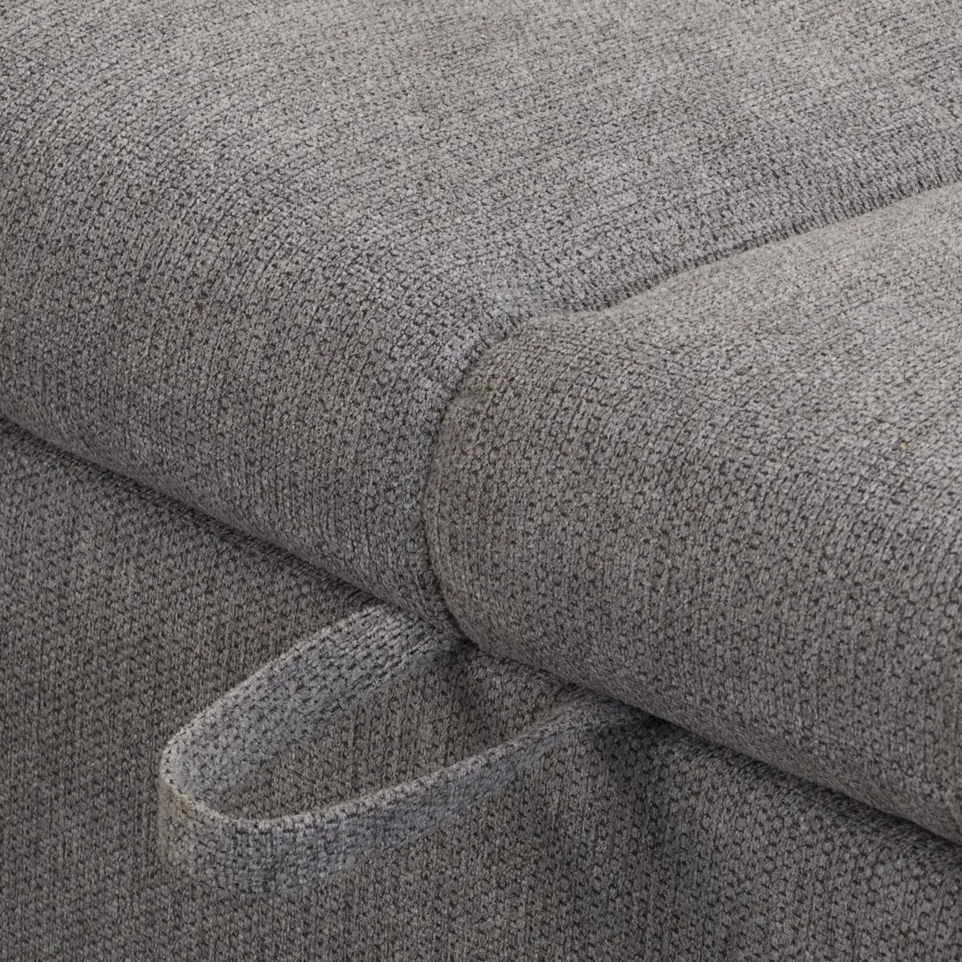 Диван угловой Inspira Furniture Merkur SF OT+2 Left Aragon 93 (Grey)