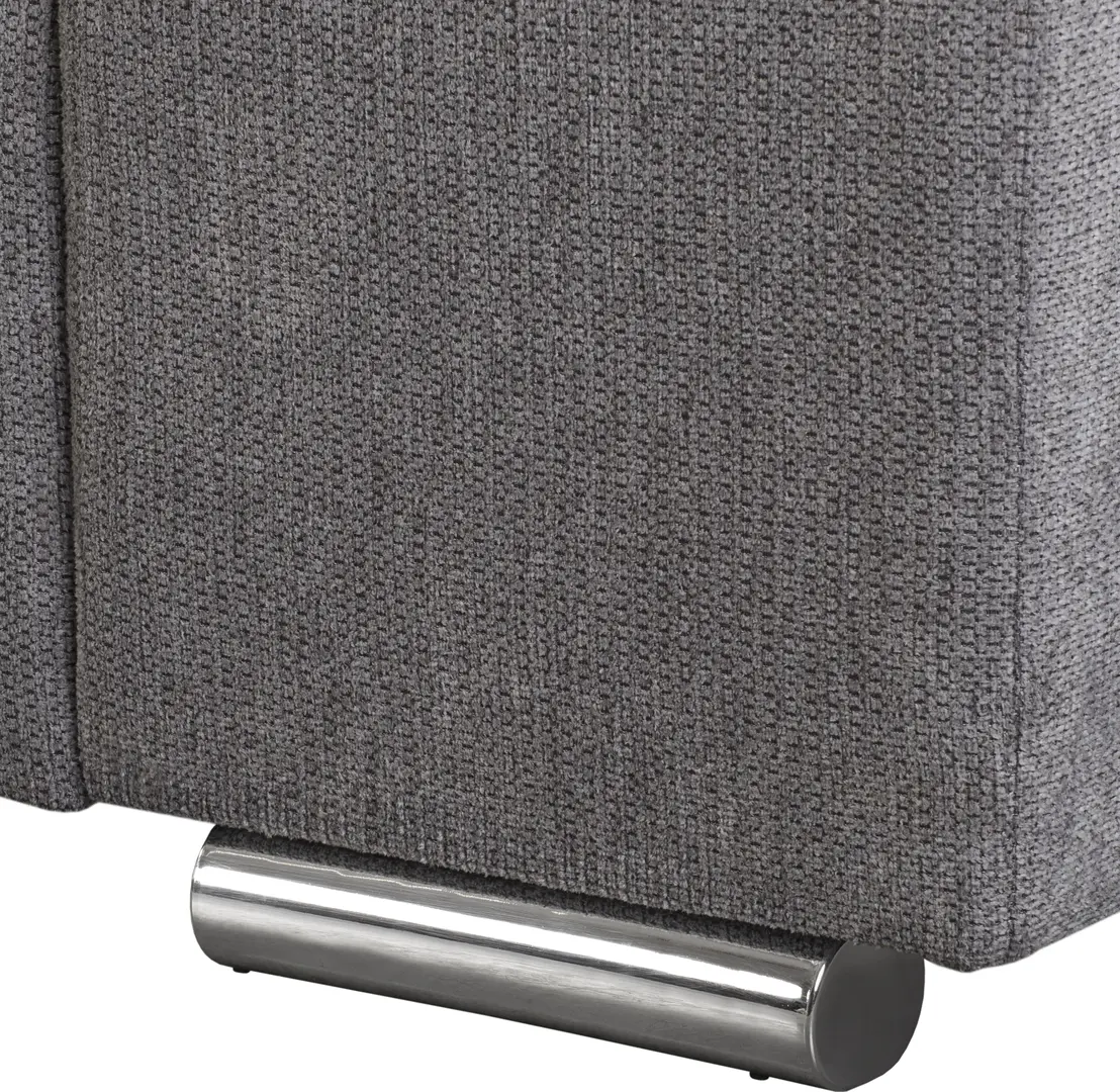 Диван угловой Inspira Furniture Merkur SF OT+2 Left Aragon 93 (Grey)