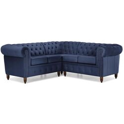 Canapea de colt Inspira Furniture Oxford York 2+E+2 Amore 15 (Dark Blue) Thumb