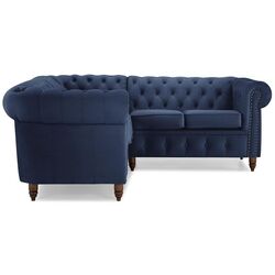 Canapea de colt Inspira Furniture Oxford York 2+E+2 Amore 15 (Dark Blue) Thumb
