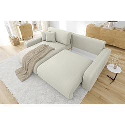 Диван угловой Inspira Furniture Sara SF Left Lincoln 03 (Beige) Thumb