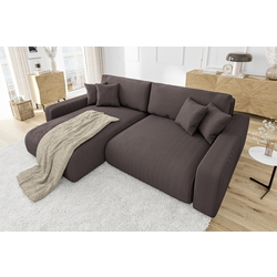 Canapea de colt Inspira Furniture Sara SF Left Lincoln 29 (Brown) Thumb