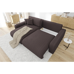 Canapea de colt Inspira Furniture Sara SF Left Lincoln 29 (Brown) Thumb